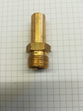 Übergangsstück mit Rohrstutzen 3/8"LH x 12mm