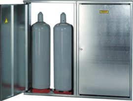 Flaschenschrank für 4 x 33kg Propangasflasche